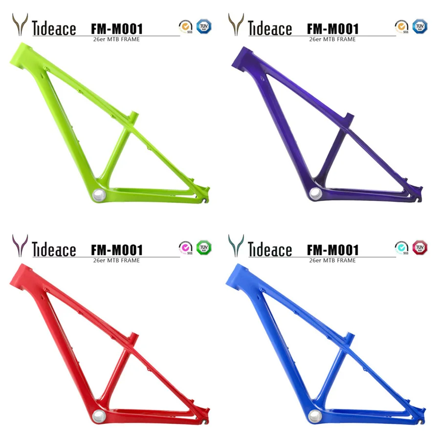 Other whole color Китайский дети углерода 26er mtb рама mtb углеродная рама 26er 14/16 дюймов carbon mtb рама 26 углерода дети рамка с гарнитурой+ зажим+ BB92 - Цвет: Other whole color