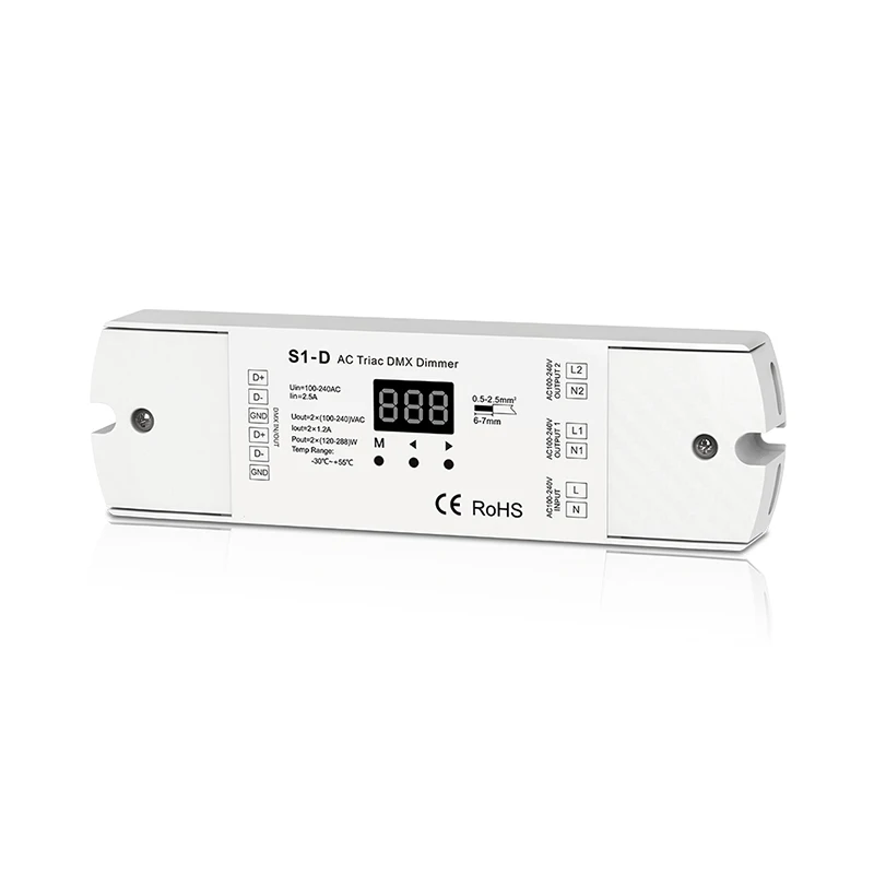 Новый светодиодный AC симистор DMX диммер 220V AC100V 240V высокое Напряжение Мощность