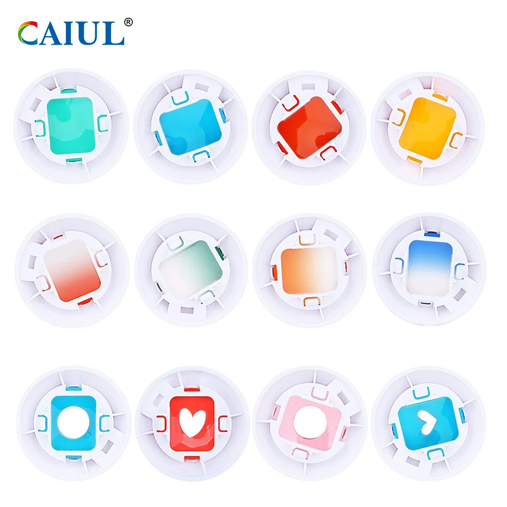 CAIUL ne'w Product Close-Up Lens Self-Portrait Mirror Colorful Filter Magic Lens Set For Fujifilm Instax Mini 8/8+/9 Film Camera