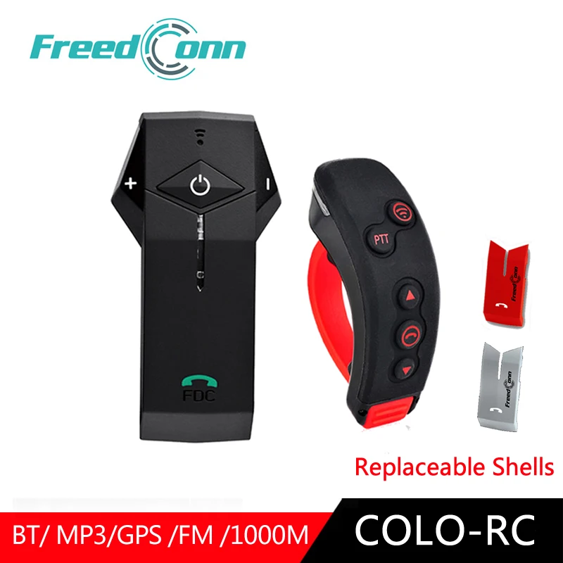 FreedConn шлем домофон гарнитура COLO-RC+ GPS для мотоцикла Bluetooth шлем наушники С Подавлением Шума Moto коммуникатор 1000 м