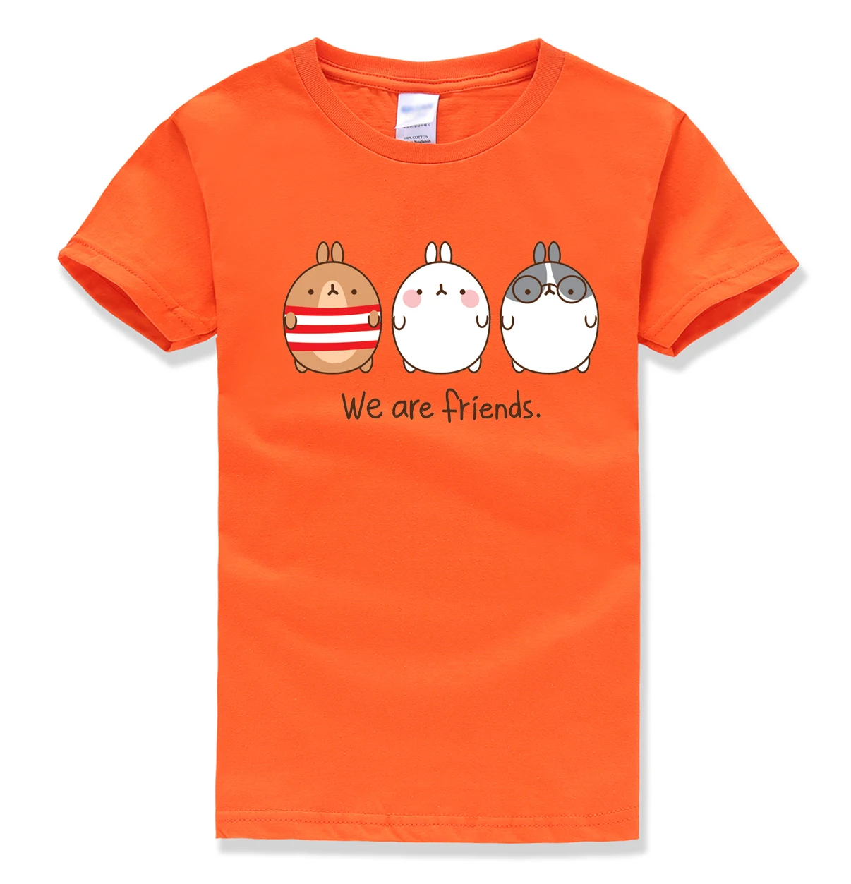 Футболки с рисунками из мультфильмов с надписями «we are friends» г. Новая модная брендовая одежда Одежда для мальчиков детская футболка