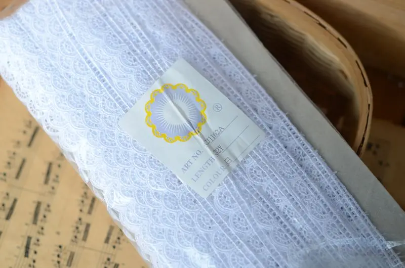 2016Lace materials imported bleached soluble small lace width 1.2 cmHot Sale | Дом и сад