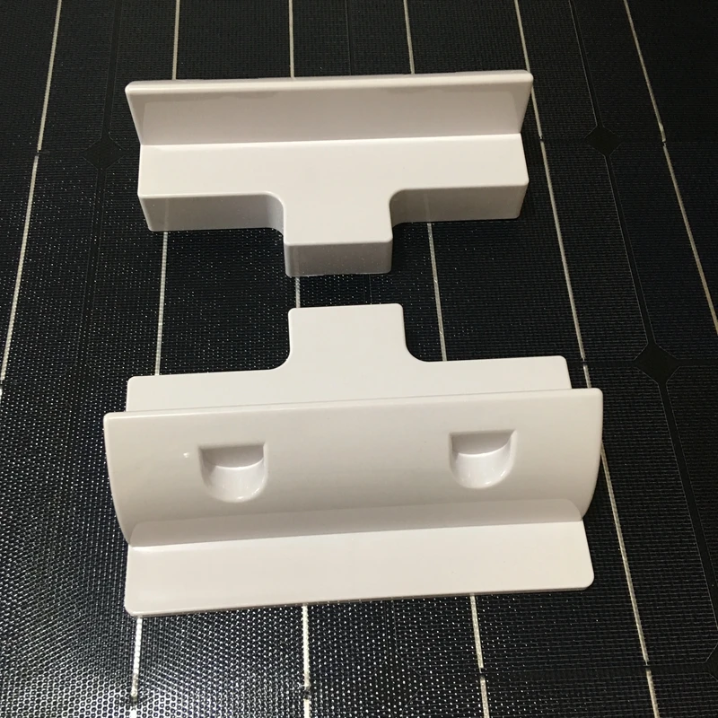 2 шт./компл. панель солнечных батарей Монтажный кронштейн Подставка Белый угол