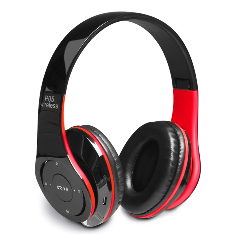 P05 Спортивная bluetooth гарнитура FM TF карта беспроводная мобильная шумоподавление