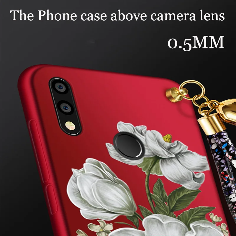 2 шт. Capas для Huawei P20 lite чехол P 20 милые Чехлы телефона цветок мягкая задняя крышка