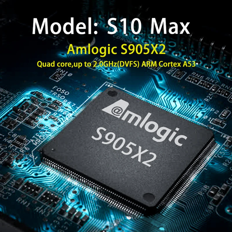 S10 MAX 4 ГБ 32 ГБ Android 9,0 Smart tv BOX Amlogic S905X2 четырехъядерный телеприставка медиаплеер Поддержка 5G wifi BT USB3.0 TT box