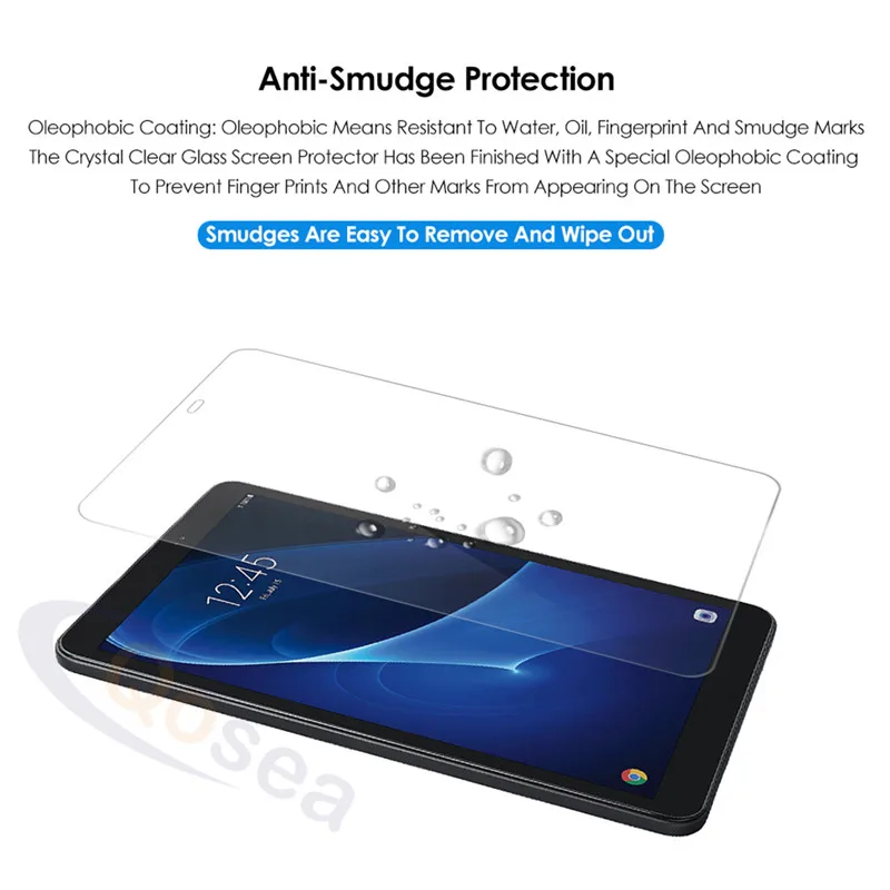 Qosea Защитная пленка для Samsung Galaxy Tab A A2 10 5 2018 T590 T595 Экран протектор ультра тонкий