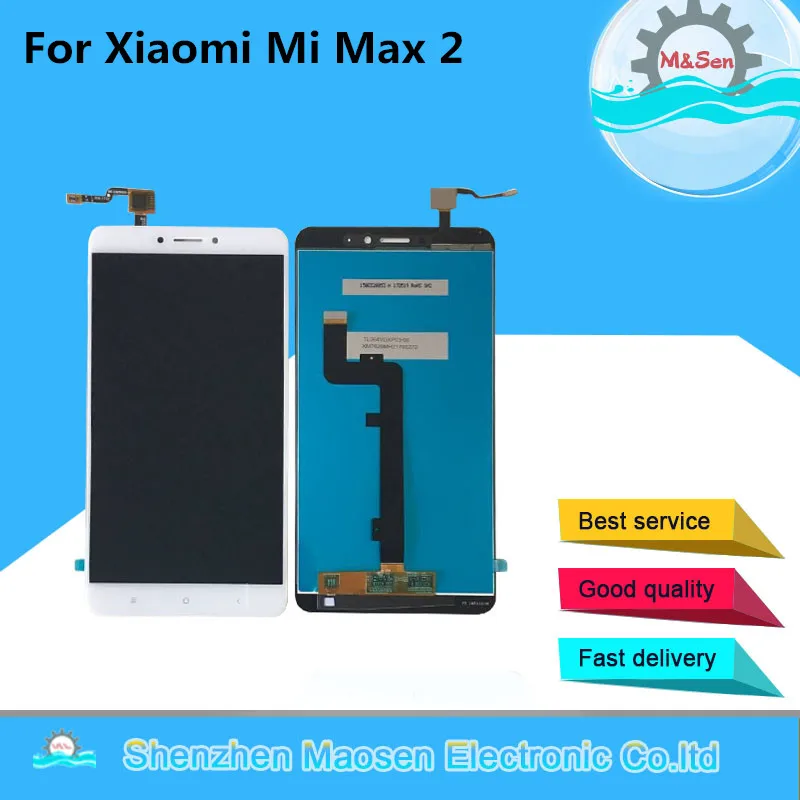 M& Sen для 6,4" Xiaomi Mi Max 2 ЖК-экран+ сенсорная панель дигитайзер для Xiaomi Mi Max 2 Замена ЖК-дисплея рамка