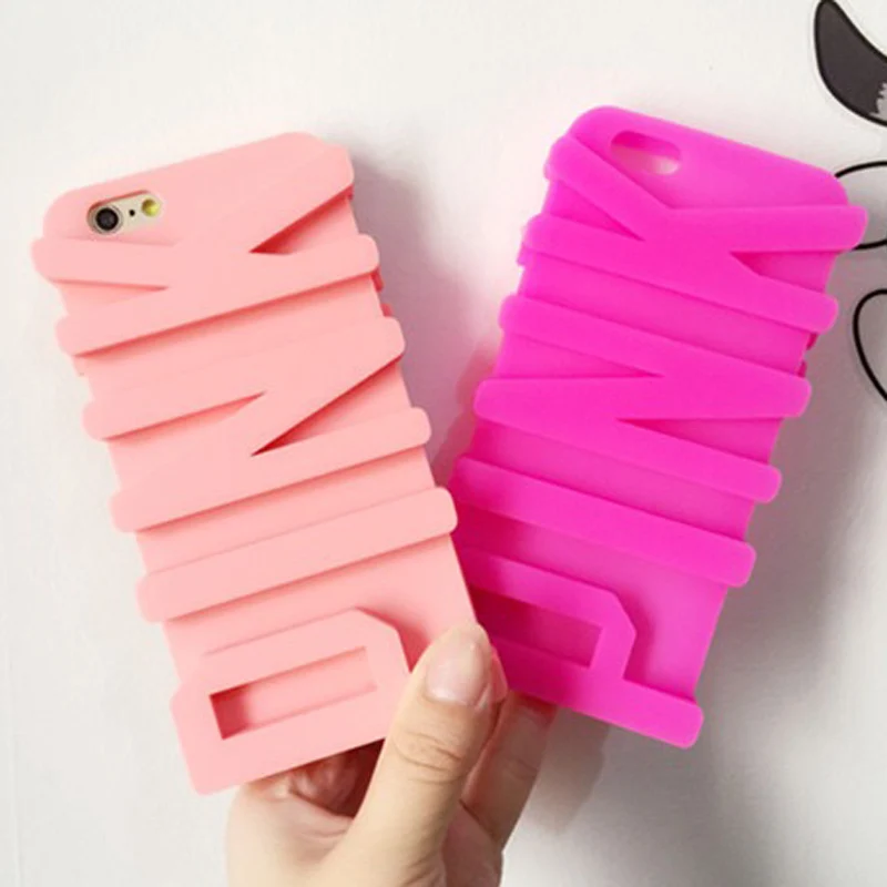 Модные 3D Розовый Виктория чехол для iphone x 7 Plus мягкий силиконовый 6 S 8 тренд сзади