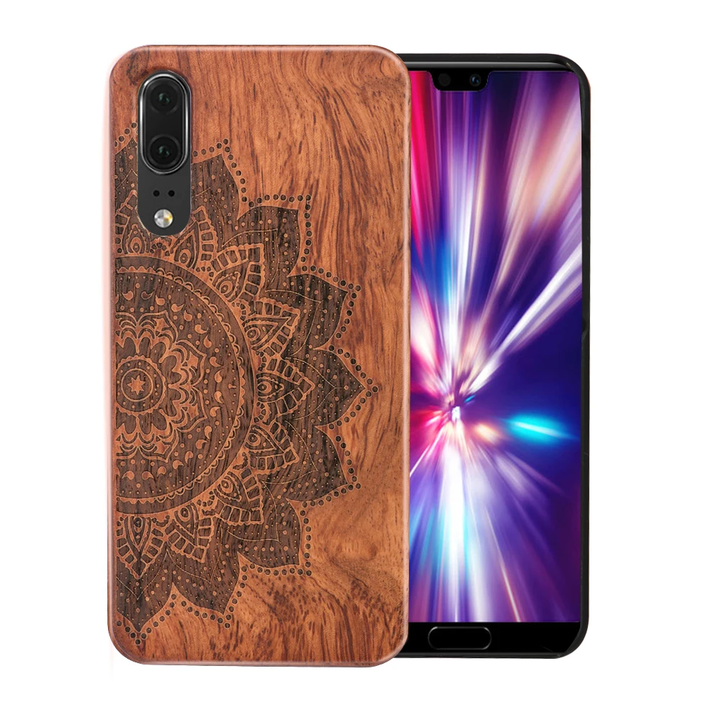 Чехол из натурального дерева+ PC для huawei P30 Pro P20 P10 P9 Plus mate 10 Pro Oneplus 6T 6 5T 5 чехол для телефона