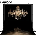 Capisco черный внутренний свадебный фон для фотосъемки люстра фон для детской фотосъемки с изображением персонажей