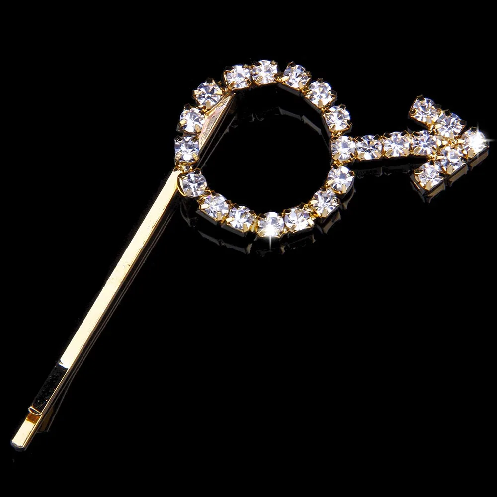 Минималистичная заколка для волос Stonefans стразы Заколка-невидимка девочек 2019