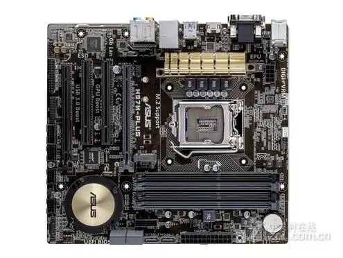 ASUS используется оригинальный H97M PLUS H97M-PLUS материнская плата 1150CPU HD HDMI/DVI дисплей