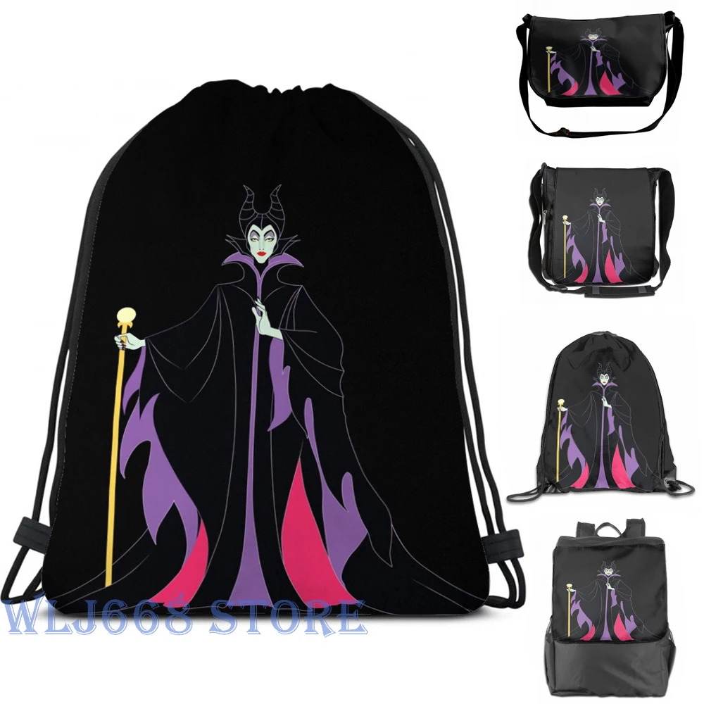Забавные сумки на плечо с графическим принтом для женщин, Maleficent, рюкзак на одно плечо для путешествий, мужская сумка для спортзала