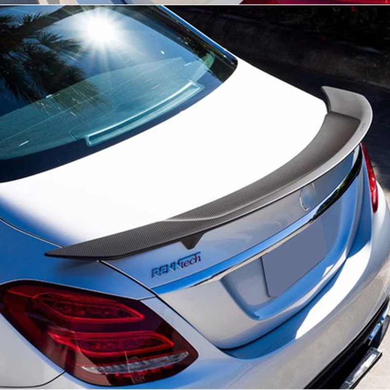 Спойлер для Mercedes W205 C180 C200 C300 C350 C450 C220 4 двери 2015 2017GT стильный задний спойлер из