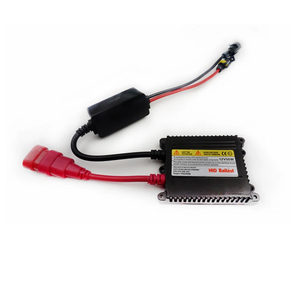 2 шт. HID Slim электронная DC балласт 12 В 35 Вт/55 Вт для ксенона h1 h3 h7 h11 9005 9006 880 881 один луч автомобиль фары аксессуары