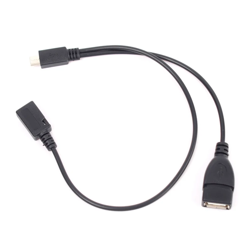 OTG Кабель Сплиттер Micro USB для Samsung #69722|to usb|usb to usb femalemale female |