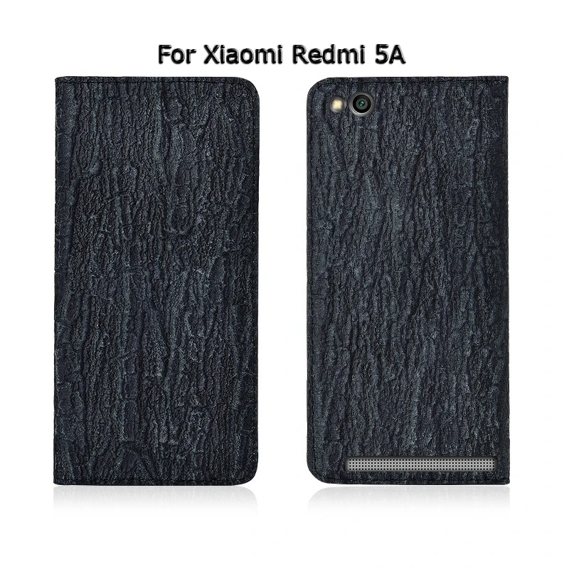 Дерево Текстура натуральная кожа Магнитный чехол для телефона для Xiaomi Redmi 4 4A 4X5 5A 6 6A 7 Pro Plus откидной Чехол-подставка