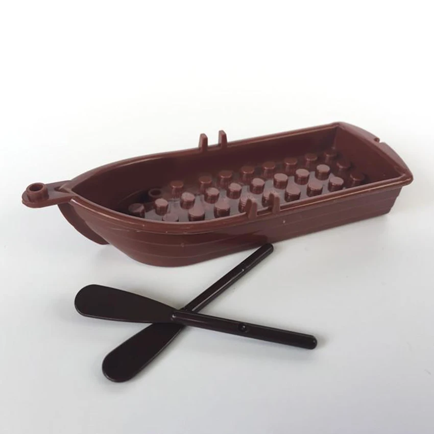 Набор для сборки блоков с цветами одиночная лодка набор деталей рукоделия