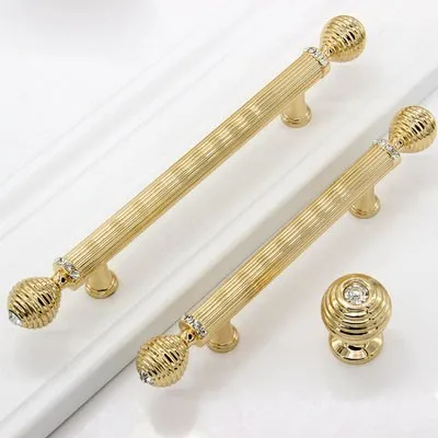 192 мм современная мода роскошный высшее качество K9 кристалл вилла мебель ручки