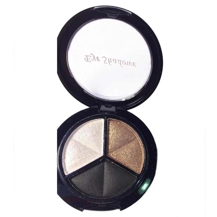 Профессиональная Дымчатая косметика 3 цвета натуральные матовые тени для век