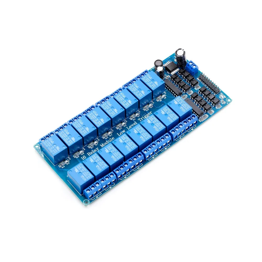 12В 16-канальный релейный модуль для arduino ARM PIC AVR DSP электронная релейная пластина