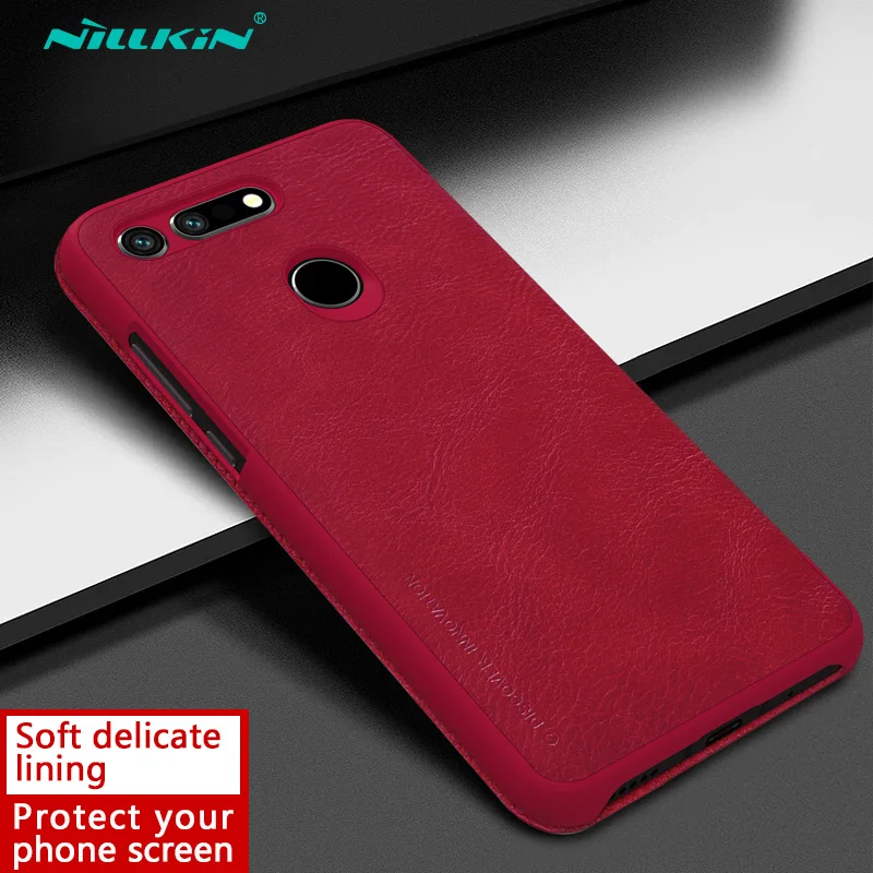 Кожаный флип-чехол Nillkin Qin для huawei Honor 20 Pro View 20