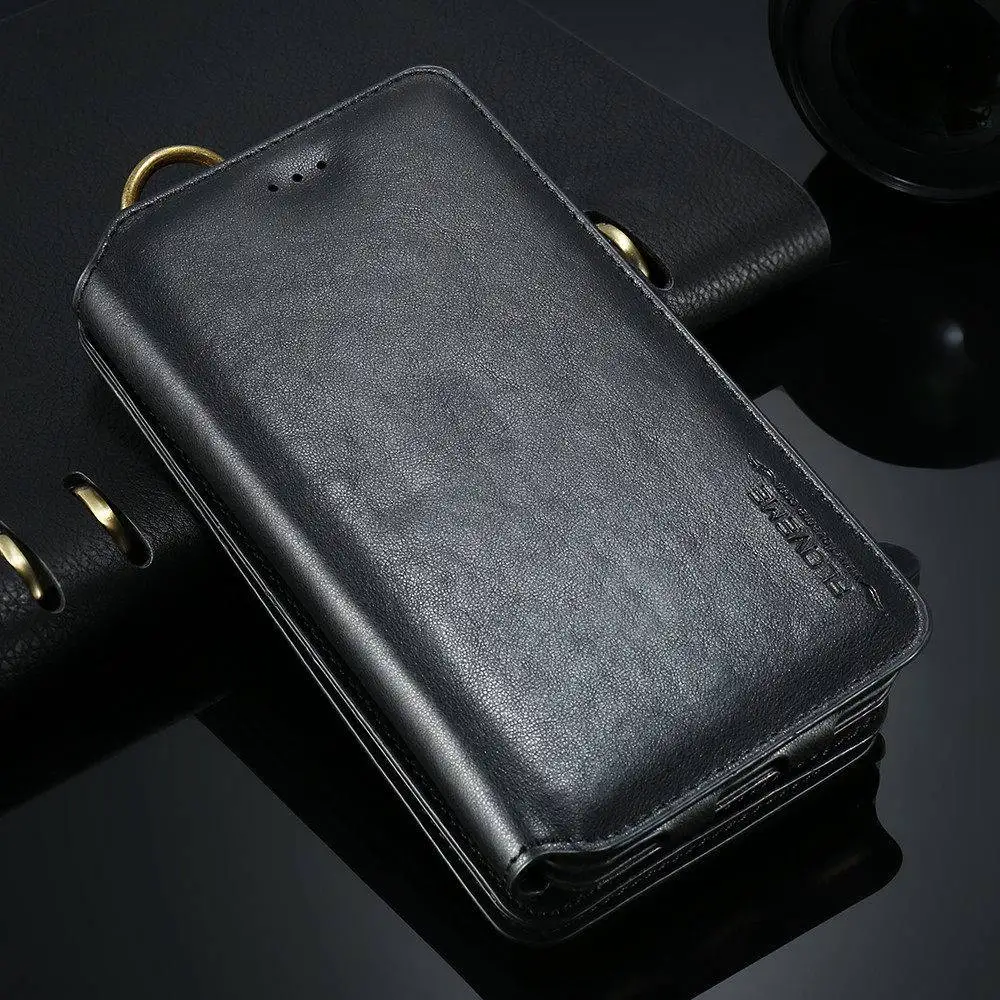 Black New Floveme кошелек чехол для iPhone X 8 7 6s 6 5S 5 SE чехол люкс PU Флип Стенд кожаный задняя крышка Чехол для Iphone 7 6 S 6 Plus Сумки capinhas чехол на айфон 5s 5 SE X 10 чехол на айфон 6 6S Plus 7 8 Plus XR - Цвет: Black