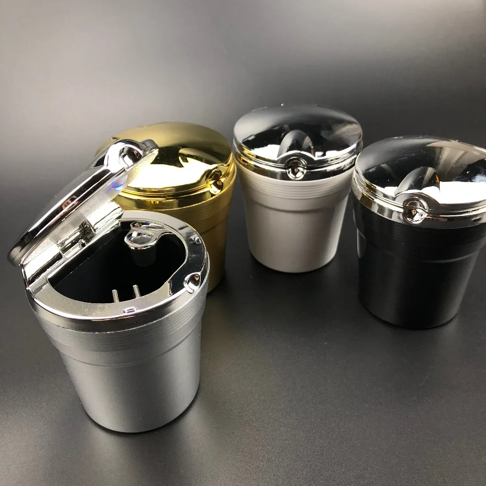 Автомобильная пепельница со светодиодным синим светом для Chevrolet Volt Malibu Camaro Cobalt