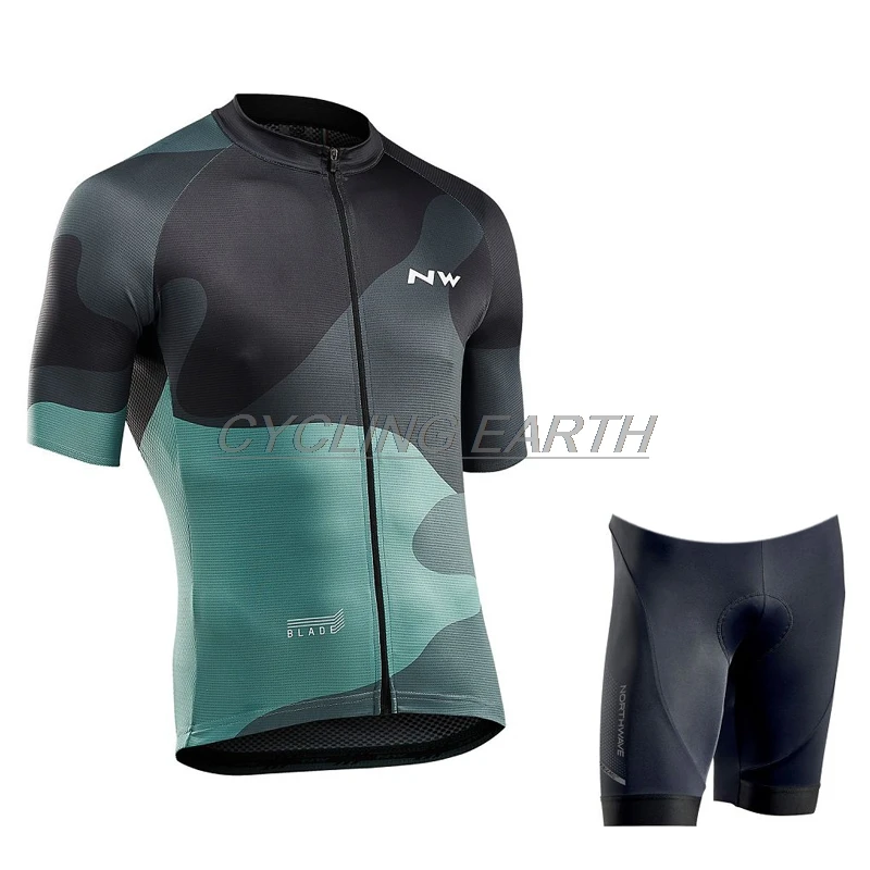 18 Northwave велосипедные наборы гоночная одежда Летний Быстросохнущий MTB трикотажный комплект для велоспорта с коротким рукавом Профессиональный NW спортивная одежда - Цвет: 18
