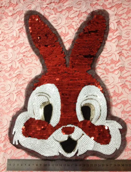 Весенние тяжелые Промышленные бусины с вышивкой милые большие ушки кролика