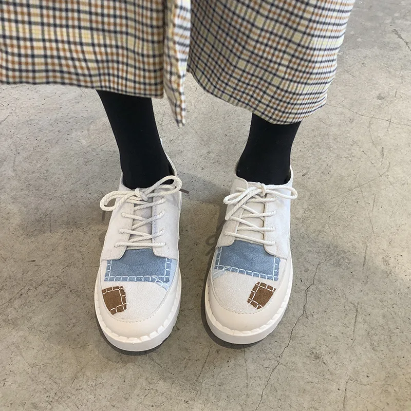 Холщовые туфли для женщин весна 2020 новинка Студенческая Повседневная обувь все в