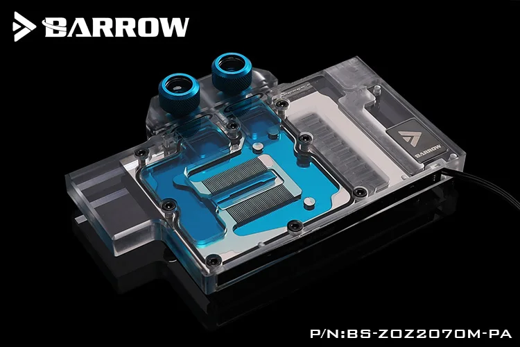 Водяной блок BARROW для ZOTAC RTX2070 8GD6 MINI OC/ RTX2060 AMP / 2060 Super Mini/полное покрытие блока