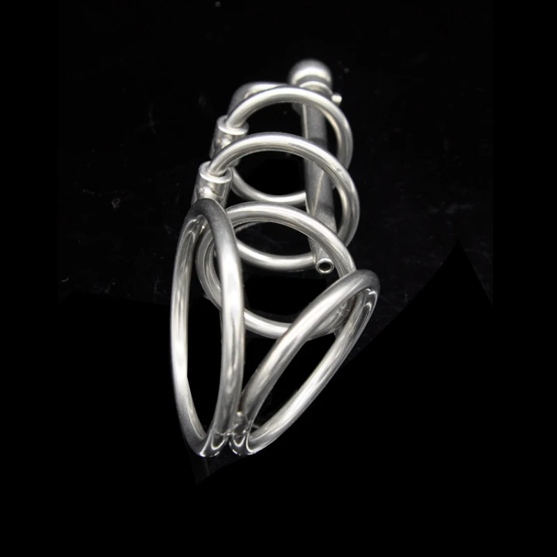 Бесплатная доставка Мужской Пояс верности из нержавеющей стали эротическое