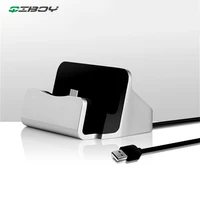 original micro fast charging dock station desktop cradle stand docking charger for iphone android type c sync data cable charge