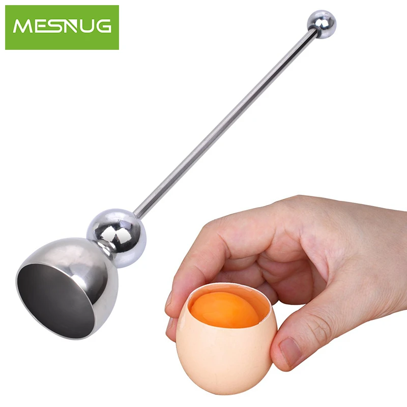 MESNUG из нержавеющей стали легко открывалка для взбивания яиц гравитация яичной
