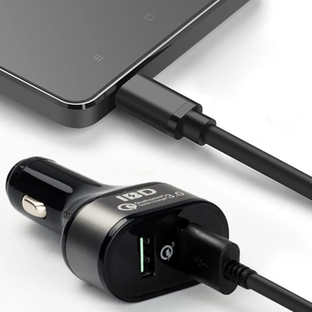 Высокое качество безопасное USB Автомобильное зарядное устройство двойной 3 0