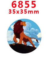 30 шт мультяшный персонаж плоское украшение из смолы PR 4770 - Цвет: 6855