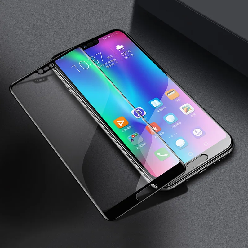 10 шт. защитная пленка с полным покрытием стекло защита экрана на huawei honor целый п