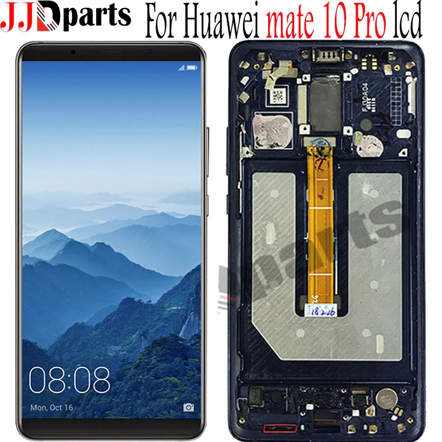 6 0 &quotдля Huawei Mate 10 Pro ЖК дисплей сенсорный экран дигитайзер сборка mate pro с рамкой