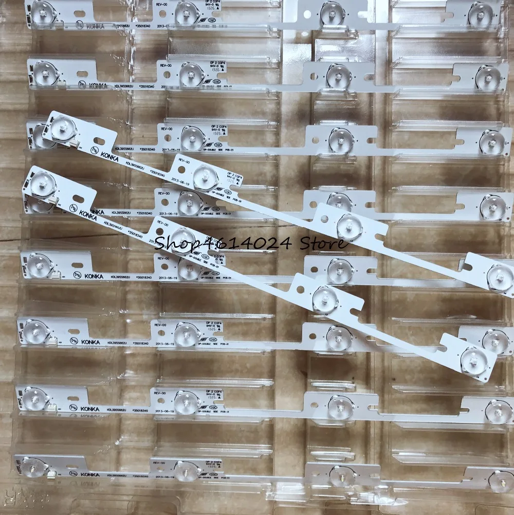 Высокое качество Новинка 100 шт. светодиодный крюк для освещения Konka KDL39SS662U 35018339 327mm