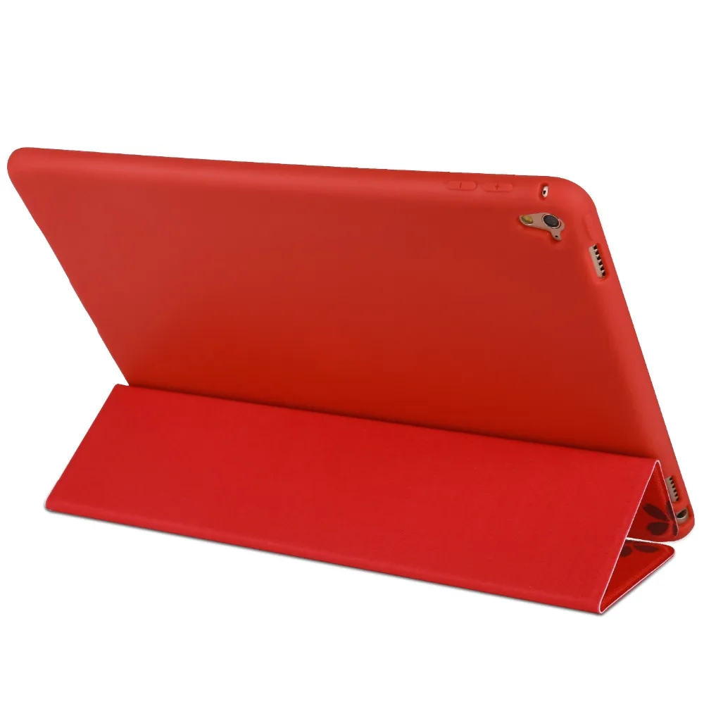 Чехол на iPad Pro 9,7 дюйма: A1673'1674'A1675. YCJOYZW-PU кожаный чехол+ мягкая силиконовая полная защита для угла-Smart sleep wake up