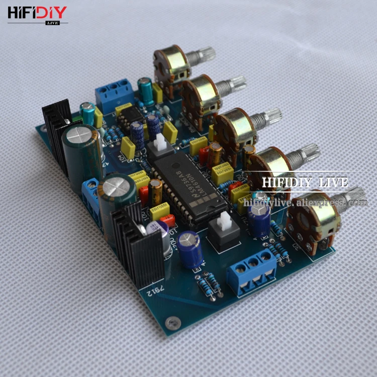 HI-FI DIY усилитель фронтальной сцены готовой продукции усилитель мощности тональная плата усилитель напряжения LM4610 тон+ 5532
