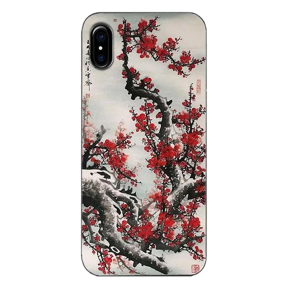 For Huawei Honor 4C 5A 5X 6A 6C 6X 7X 9 V8 V10 Mate 7 8 10 P9 P20 Pro Lite Play Soft TPU Wholesale Chinese Watercolor Painting | Мобильные