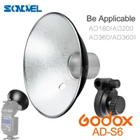 godox ad s6 umbrella style flash diffuser reflector for witstro flash ad180 ad360 ad360ii photography accessories