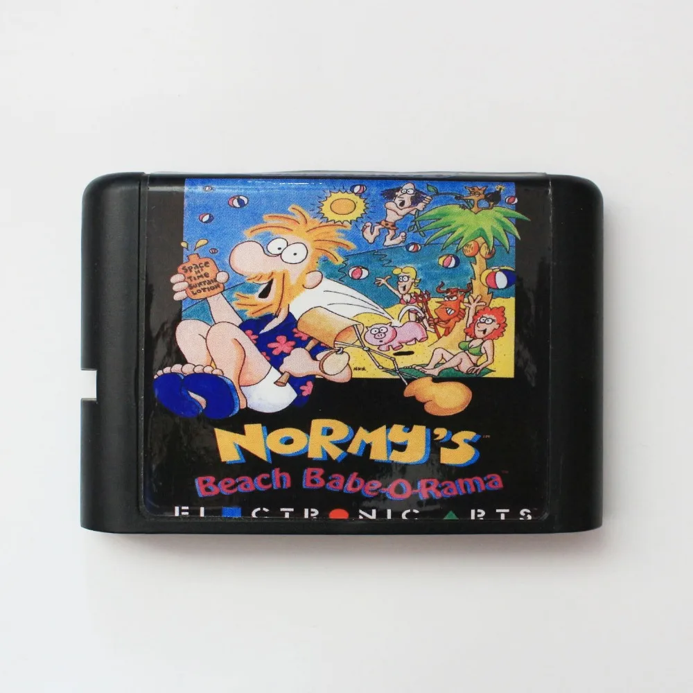 Игровая приставка Normy's Beach Baby O Rama 16 бит MD для битной игровой консоли Sega MegaDrive Genesis|