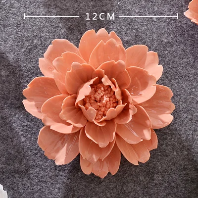 Peony L Фарфор пион декоративные тарелки на стену керамический цветочный Декор для дома ремесел декоративные тарелки на стену висящий кулон, украшения для дома - Цвет: Peony L