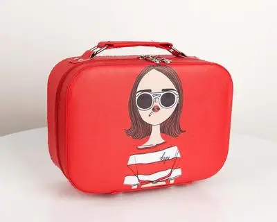 Red sister S Ruputin для йоги, спортивная сумка для йоги, многофункциональная сумочка-косметичка Для женщин туалетные принадлежности органайзер для макияжа, сумка, Водонепроницаемый Женский хранения Make Up Чехол - Цвет: Red sister S