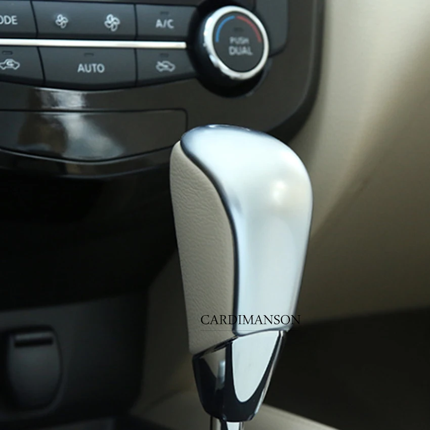 Cardimanson для Nissan Qashqai J11 2014 + ABS Chrome на Рычаги передач автомобиля Стикеры украшения