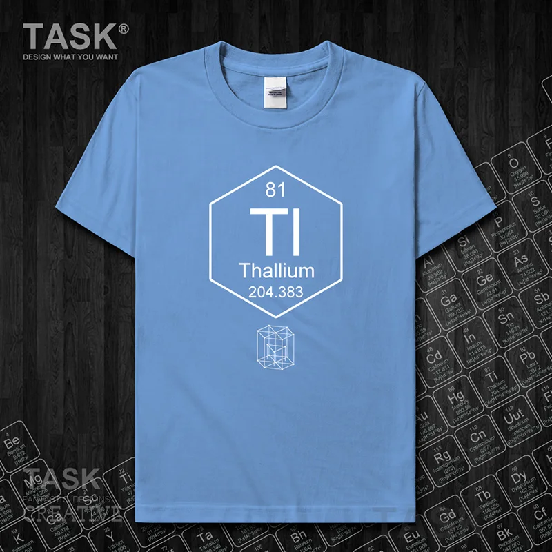 Химическая периодическая таблица 81 Tl Chemistry мужская футболка с короткими рукавами